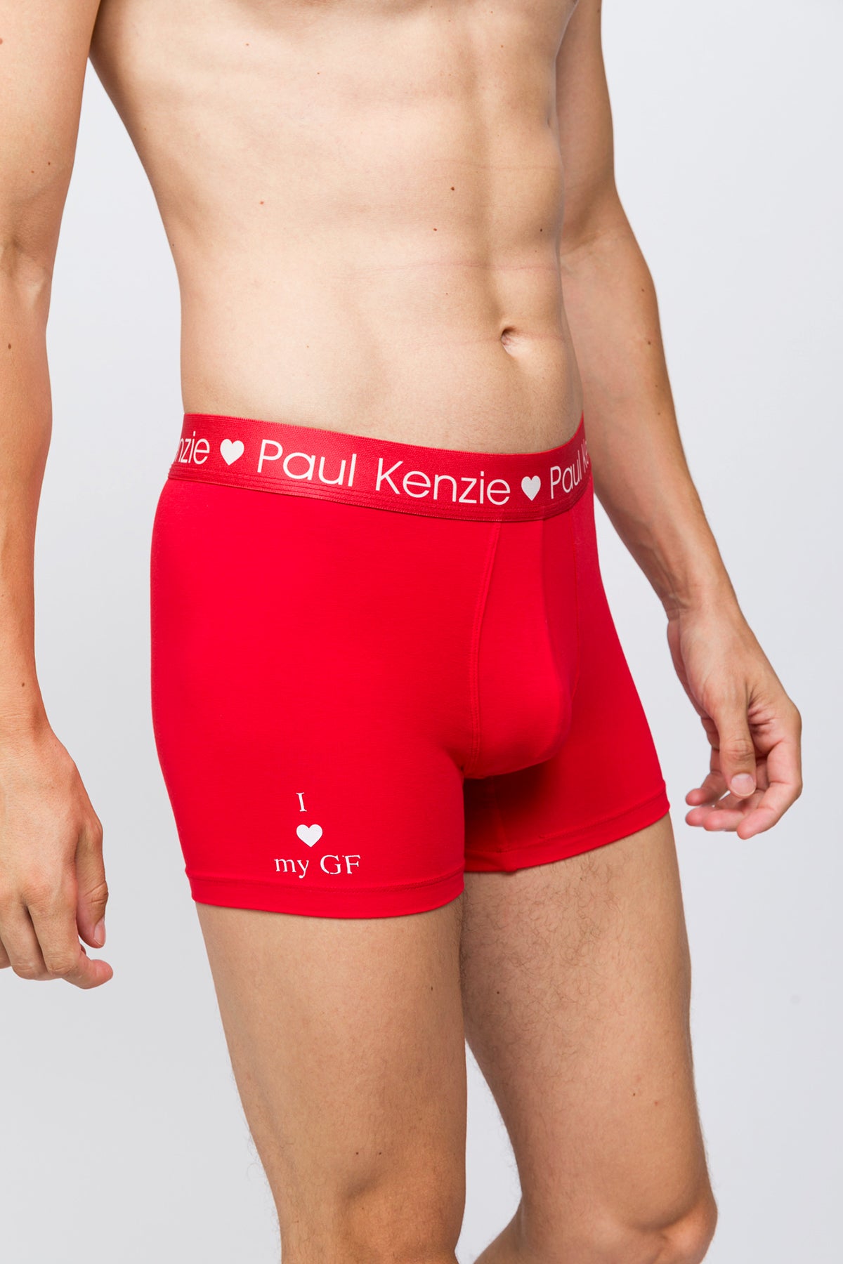 Valentine Collection - Erkek Boxer - I Love My GF/BF