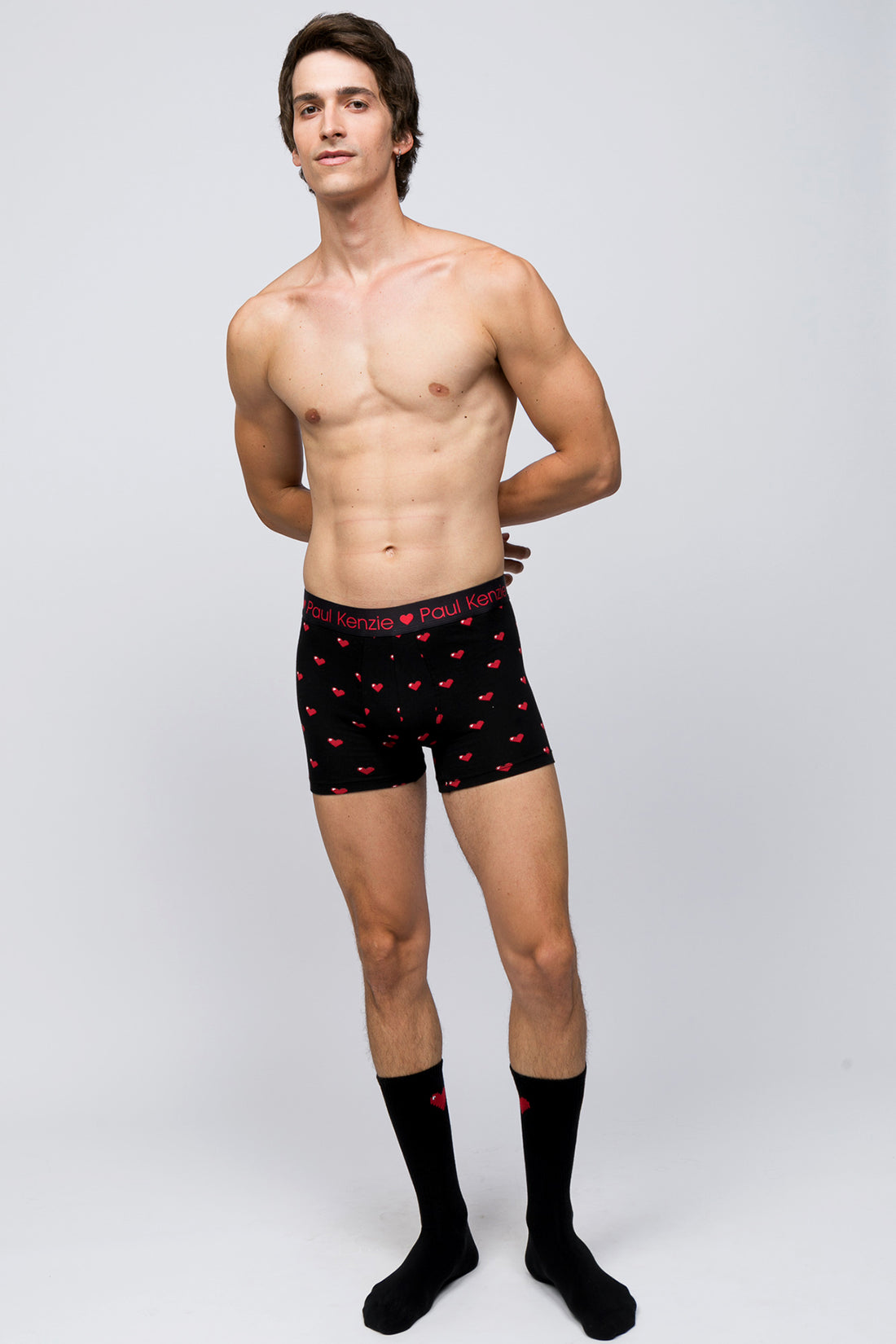 Valentine Collection - Erkek Boxer - Pixel Love
