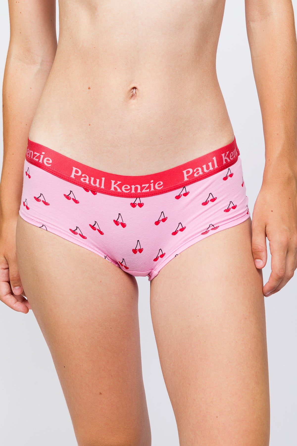 Valentine Collection - Kadın Boyshort Külot - Cherries On Top