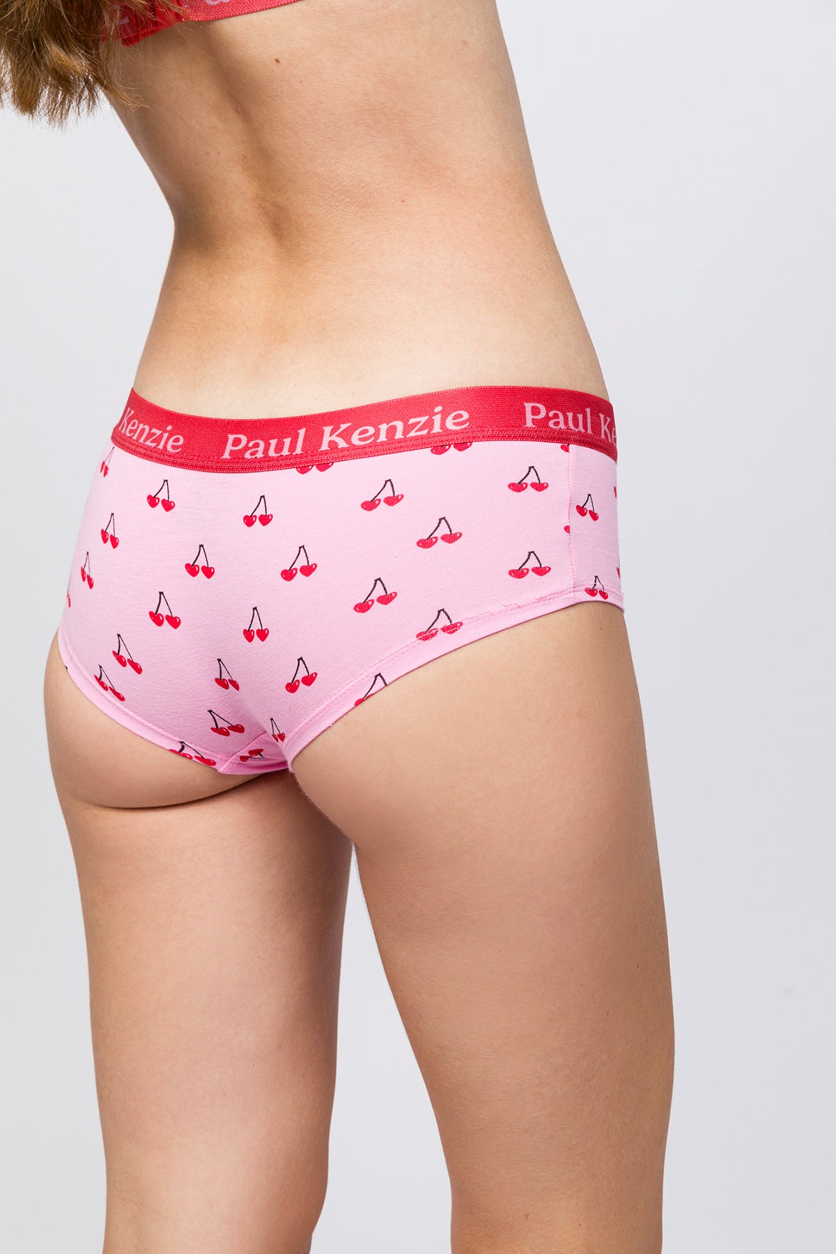 Valentine Collection - Kadın Boyshort Külot - Cherries On Top