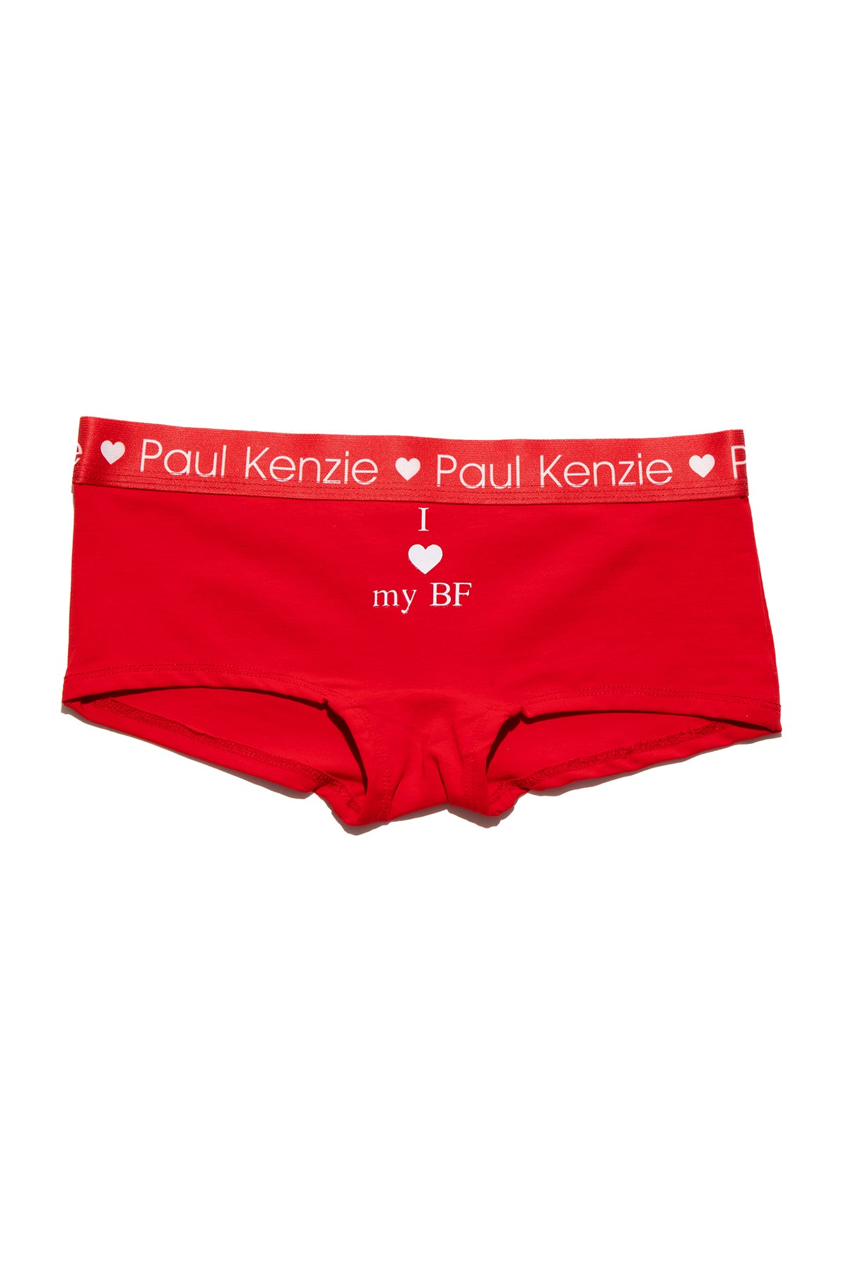 Valentine Collection - Kadın Boyshort Külot - I Love My GF/BF