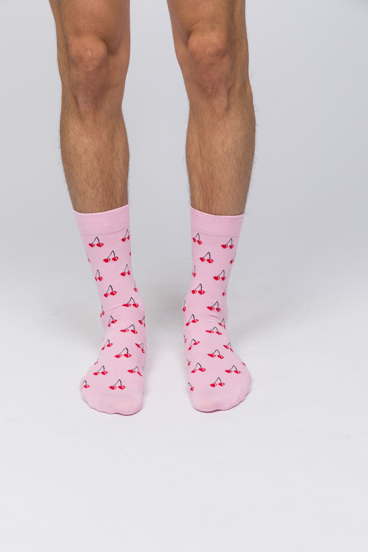 Valentine Collection - Unisex Çorap - Cherries On Top