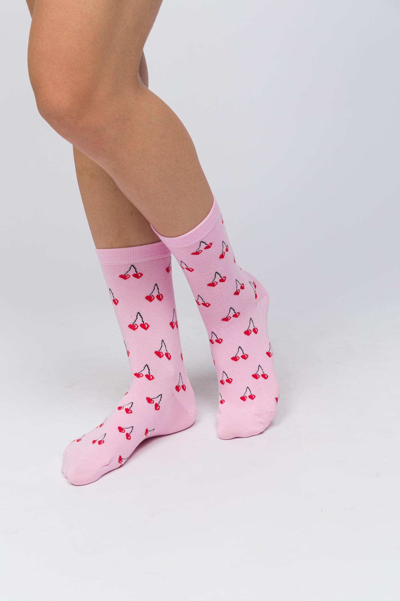 Valentine Collection - Soket Çorap - Cherries On Top