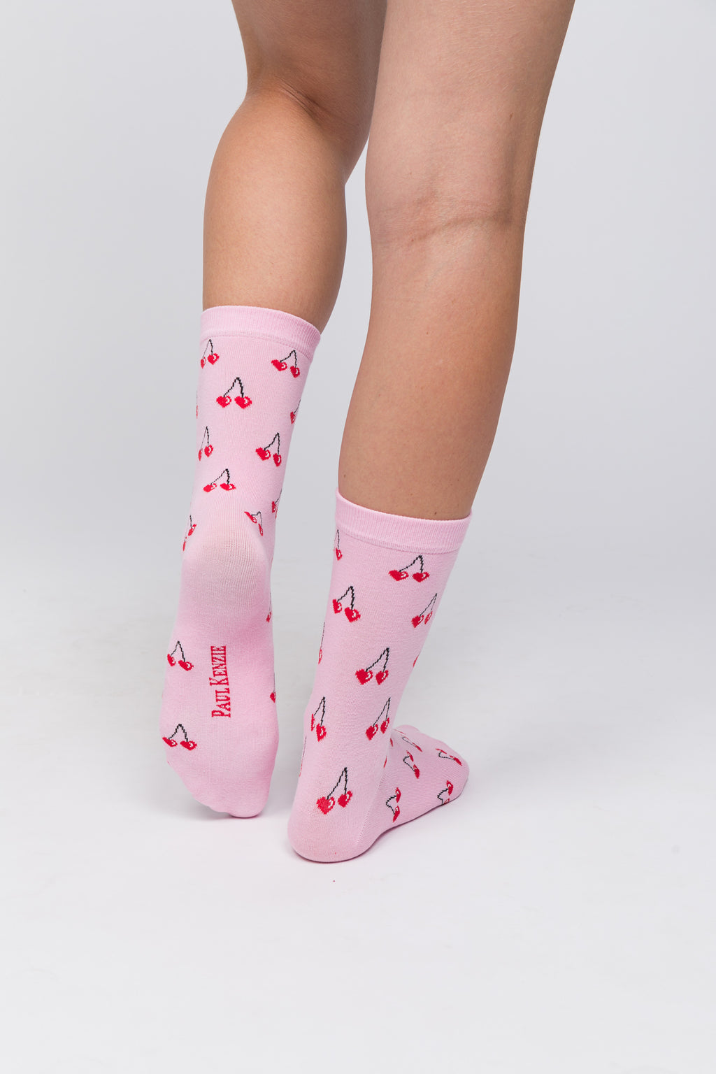 Valentine Collection - Unisex Çorap - Cherries On Top