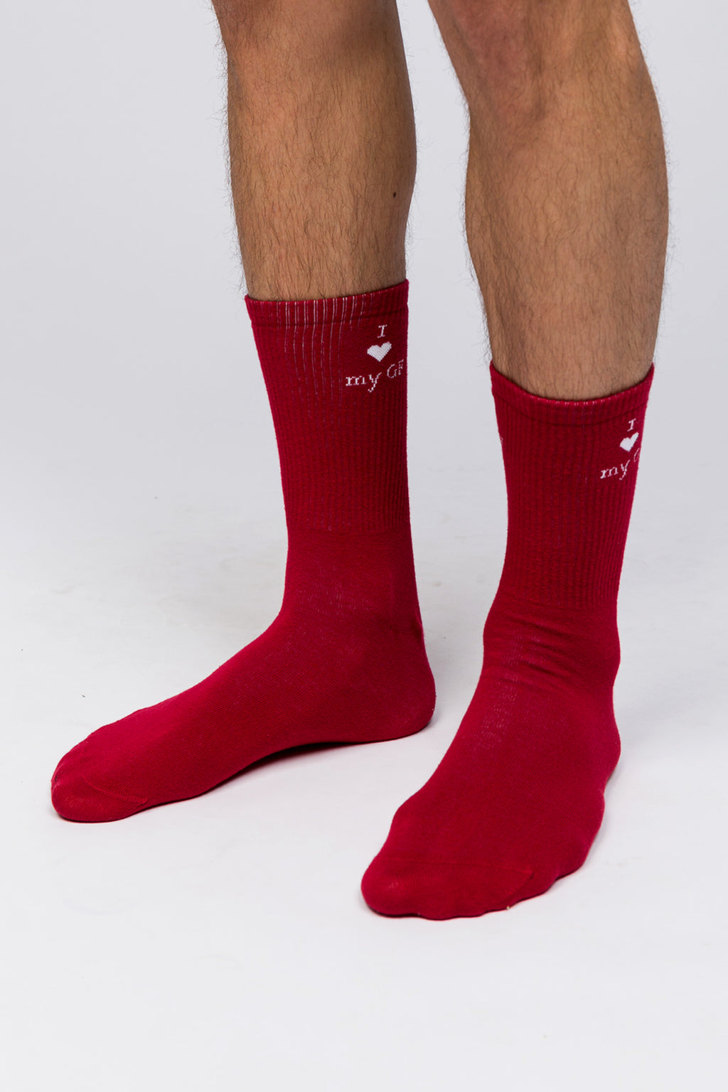 Valentine Collection - Unisex Çorap - I Love My GF/BF