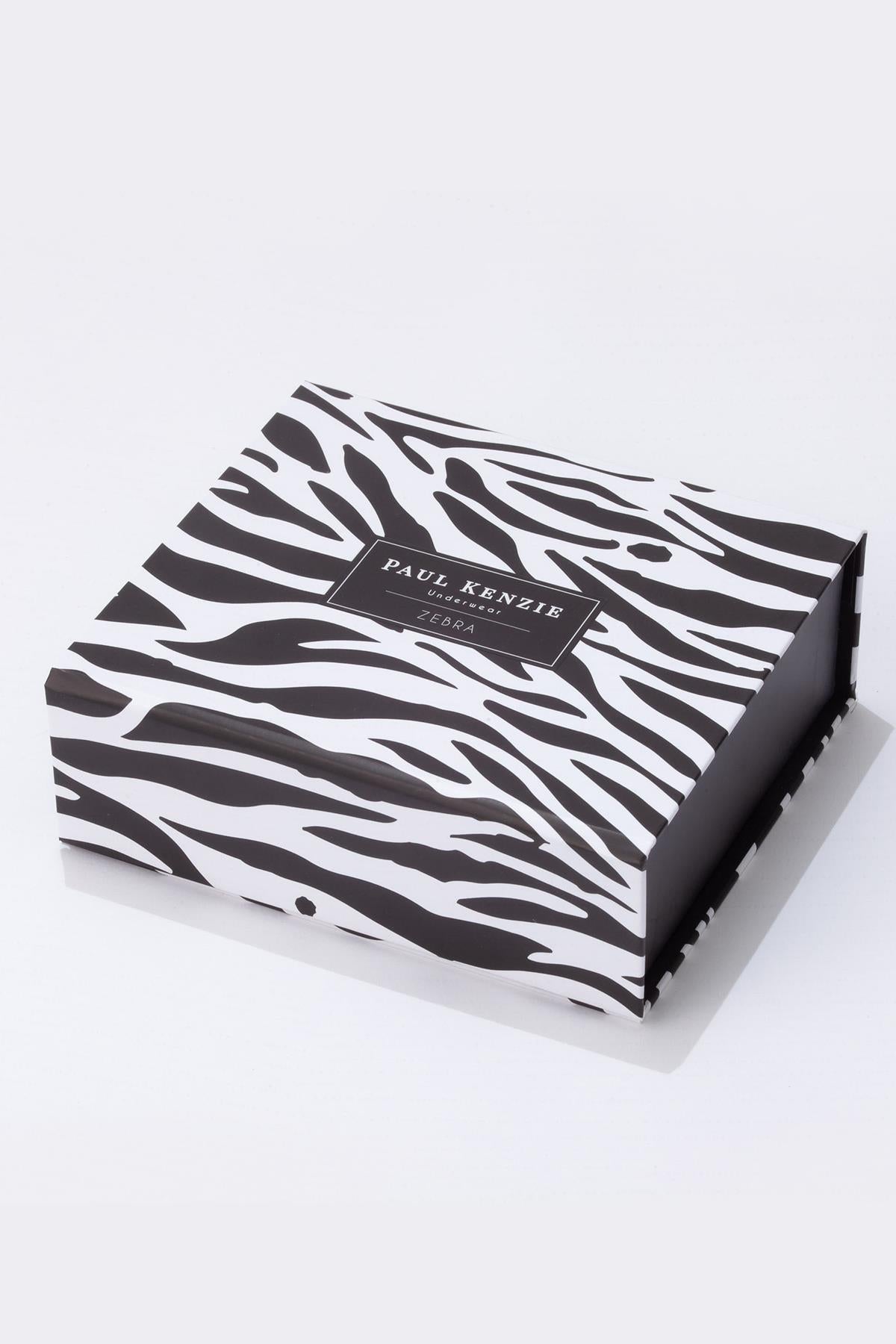 Erkek 3'lü Boxer - Zebra